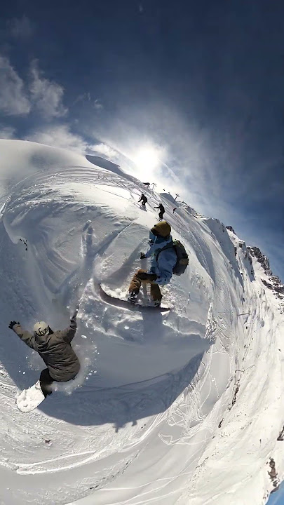 Skiers Didn't See the Cliff Coming