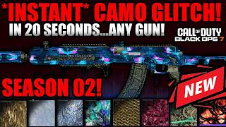 SEASON 2! ✅ *NEW* INSTANT CAMO GLITCH BO7/ INSTANT CAMO UNLOCK GLITCH BO7! (BO7 GLITCH/BO7 GLITCHES)