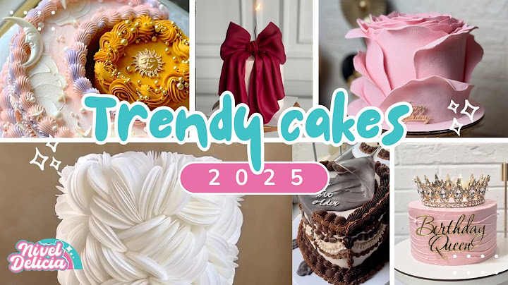 🥇 Top 10 Trending Cakes 🎂 To impress your clients and family this 2025