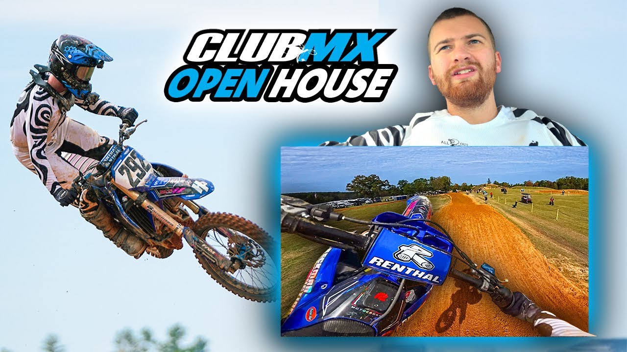 День открытых дверей CLUBMX — мой первый визит! Moto VLOG