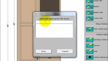 Saving Cabinets to Library