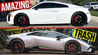 LAMBORGHINI HURACAN VS AUDI R8 - IS THE LAMBO REALLY WORTH THE EXTRA MONEY?