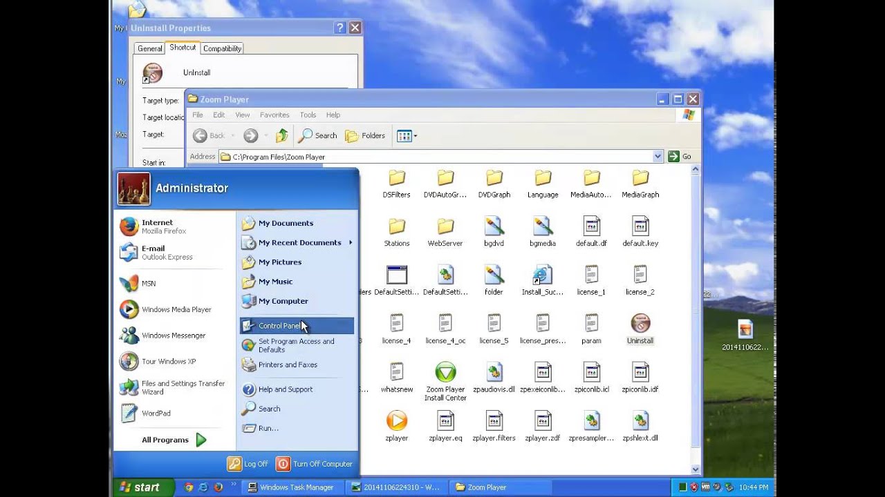 Remove Zoom Player FREE 9.5.0