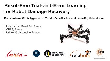 Reset-Free Trial and Error for Robot Damage Recovery