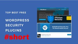 What Is The Best Security Plugin For #WordPress - 5 WordPress Security Plugins Compared | #short