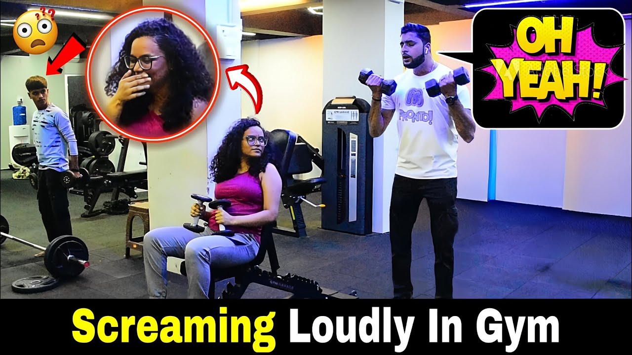 Screaming Loudly in Gym 😅 | Gym Prank | Prakash Peswani | 