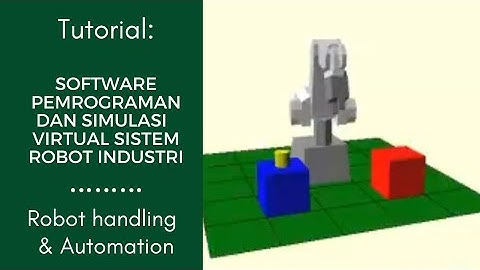 Belajar Mekatronika Yuk .... Program dan Simulasi Robot Mitsubishi RV-M1 dengan Cosimir Educational