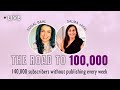 How my client grew her channel to 140000 subscribers without publishing weeklys