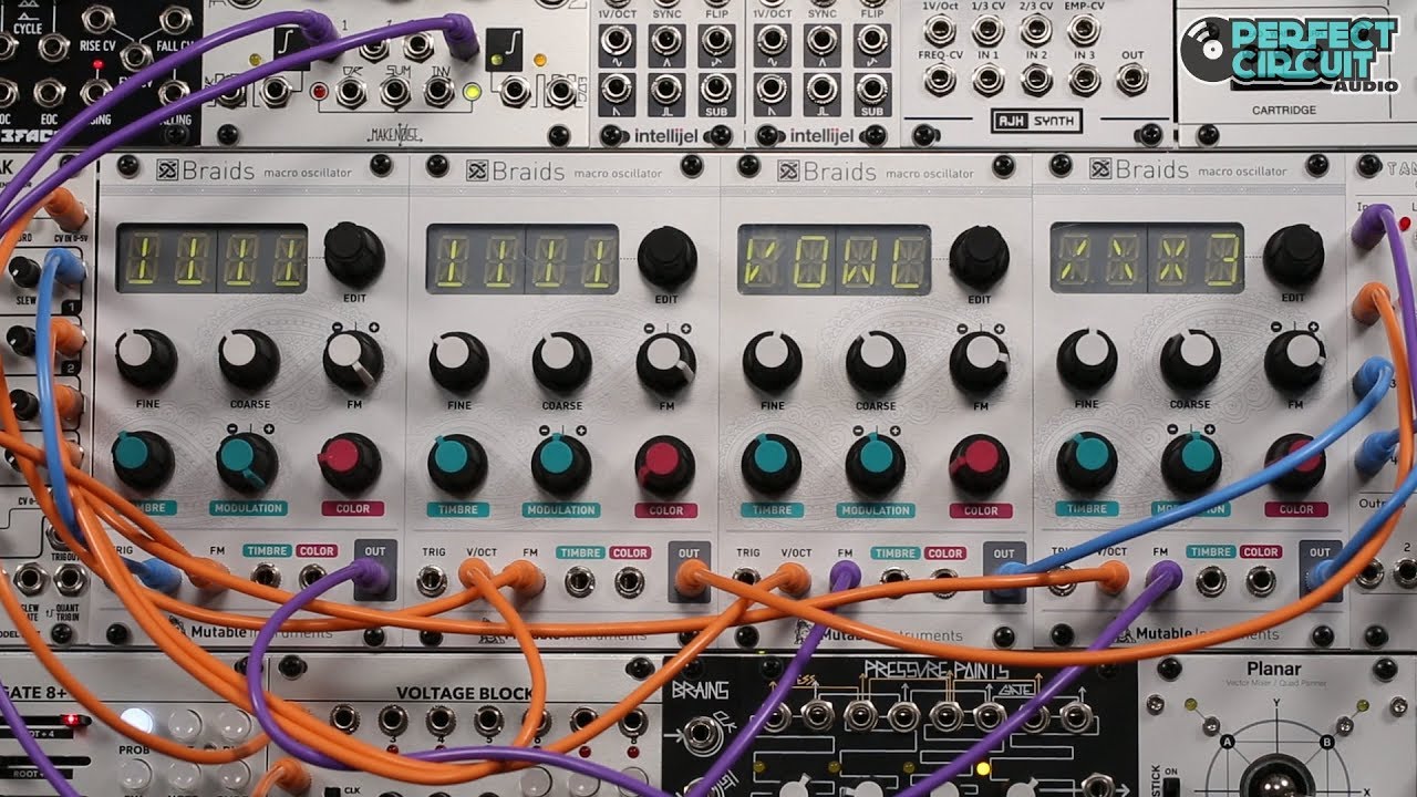 鍵盤楽器 Mutable Instruments / Braids Mutable Instruments Plaits—Clockface Modular