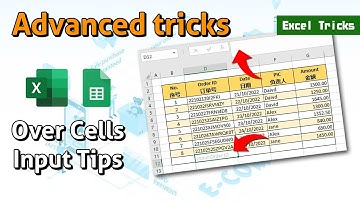 Let others know what to input in your Excel table 💡