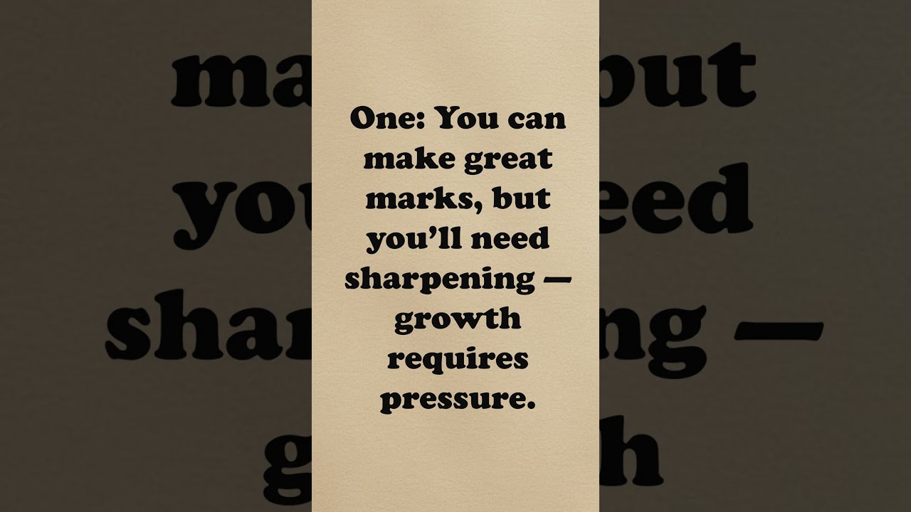 5 Lessons From A Pencil Simple Wisdom For Life Motivationalquotes Learnenglish