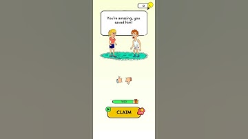 Braining Level 82 Save the man - Gameplay Solution Walkthrough