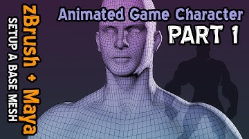 Part 1 Game Model: Base (zBrush to Maya Tutorial)