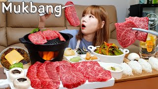 Sub)Real Mukbang- Cooking Mini Brazier🔥 Grilled Beef 🥩 Jjapagetti🍜 Whisky Highball🥃 ASMR KOREAN FOOD