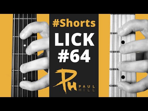 Harmonic Minor Scale Intervals Lick – Guitar Tab Available. #Shorts