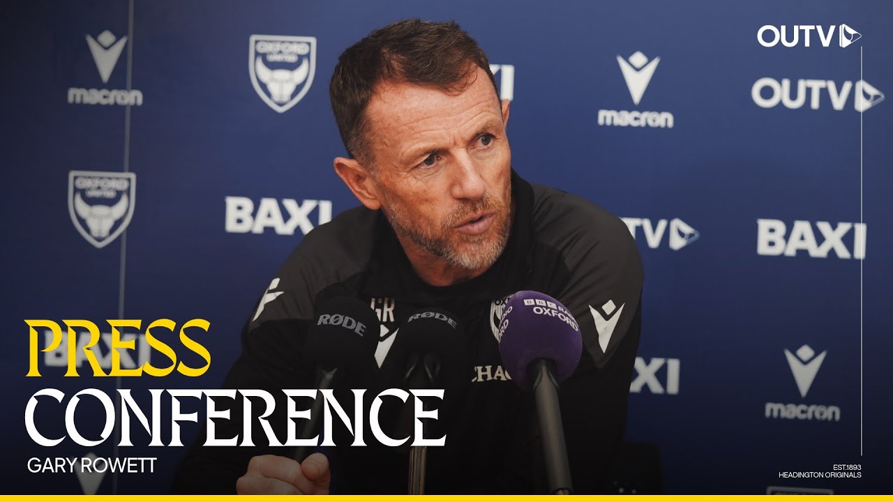 Гэри Роуэтт общается с прессой перед матчем «Оксфорд Юнайтед» против «Ипсвич Таун» | Пресс-конфер...