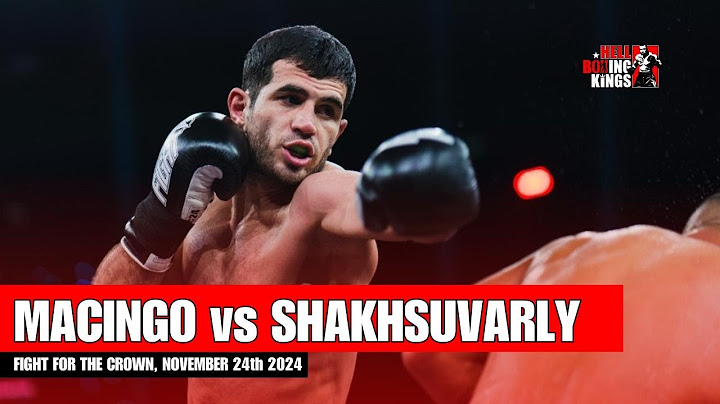 HELL Boxing Kings Kamran Shaksuvarly vs Alexandru Macingo - Quarterfinals 3.