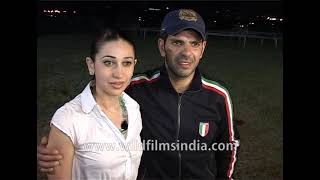 Karishma Kapoor Poses With Her Ex Husband Sanjay Kapoor, Looking Elegant, Aloof And Cautious