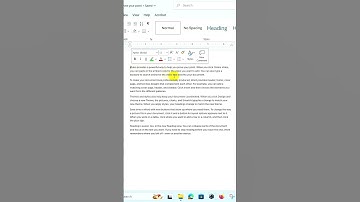 Drop Cap in Ms. Word