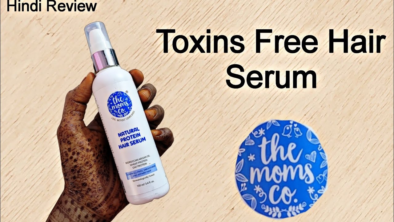 Natural Protein Hair Serum( The Moms Co.) Review ( Hindi ) YouTube