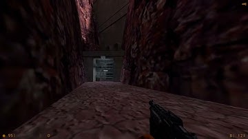 Half-Life: Source | Surface Tension dam skip using a wall surf