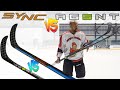 Bauer AG5NT vs Nexus SYNC hockey stick review - NO MORE high kick point Supreme sticks