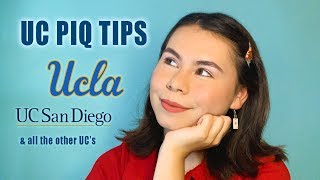 MY ACCEPTED UC PIQ'S & TIPS! - Essays That Got Me Into UCLA & UCSD