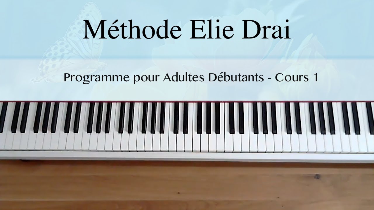 Piano pour adulte débutant - Partitions - Méthodes