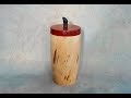 Woodturning - A Lidded Box in Apple and Oak Woodturning - A Lidded Box in Apple and Oak