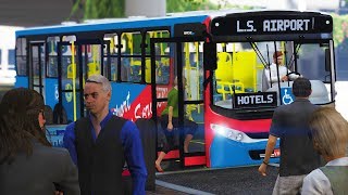 Airport Bus Service  Los Santos Goes to Work  Day 60