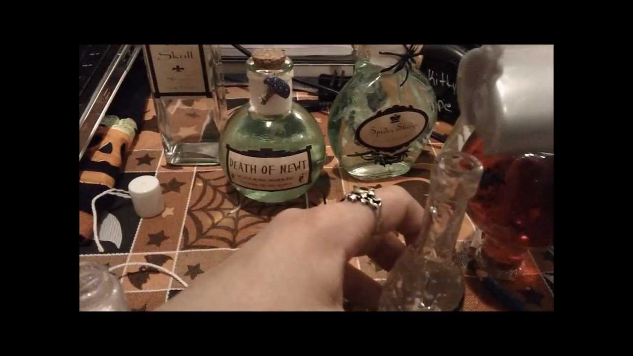 halloween project 3how to make halloween potion bottles youtube