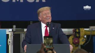 President Trump Delivers Remarks at a USMCA Celebration with American Workers
