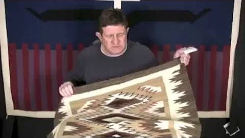 Navajo Handspun Teec Nos Pos Rug by Mary Woody (#30)