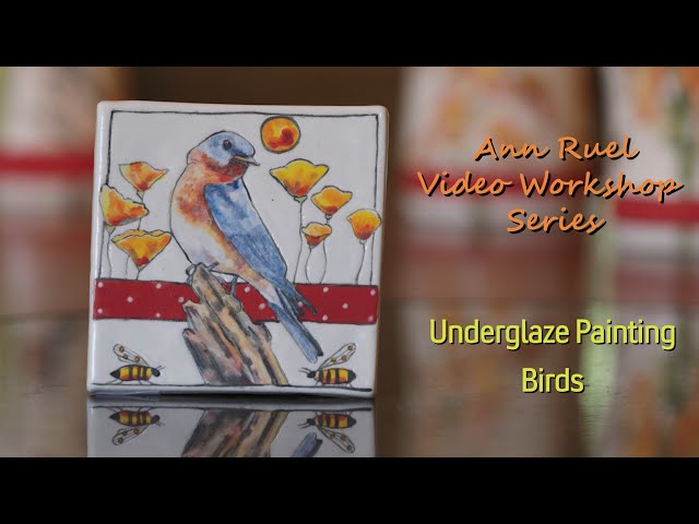 Underglaze Painting for Beginners - Learn how to QUICKLY draw and