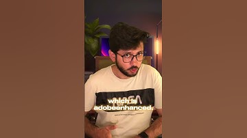 Remove background noise with AI #shorts #ai #artificialintelligence #adobe #enhanced #chatgpt