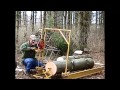 Homemade Portable Saw Mill Demo