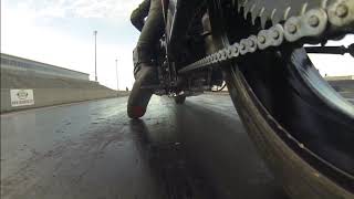 Check Out The Crazy Tension Change of a Drag Bike Chain