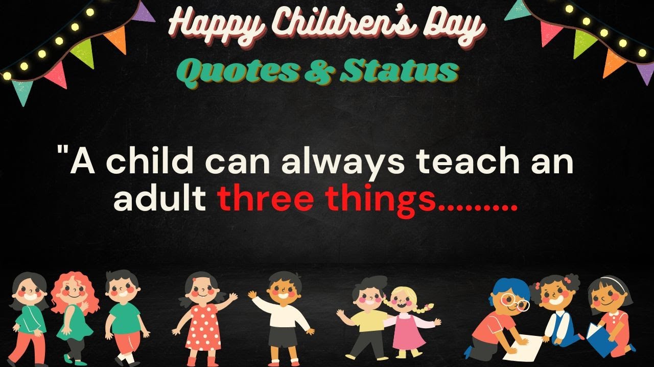 Best children's day wishes and Quotes/children's day Status/Happy Children's day 