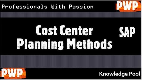 SAP Cost Center Planning- Methods - Excel Upload Method