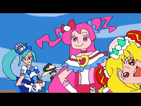 [Hand-Drawn] デリシャスパーティ♡プリキュア OP [Delicious Party Pretty Cure OP]