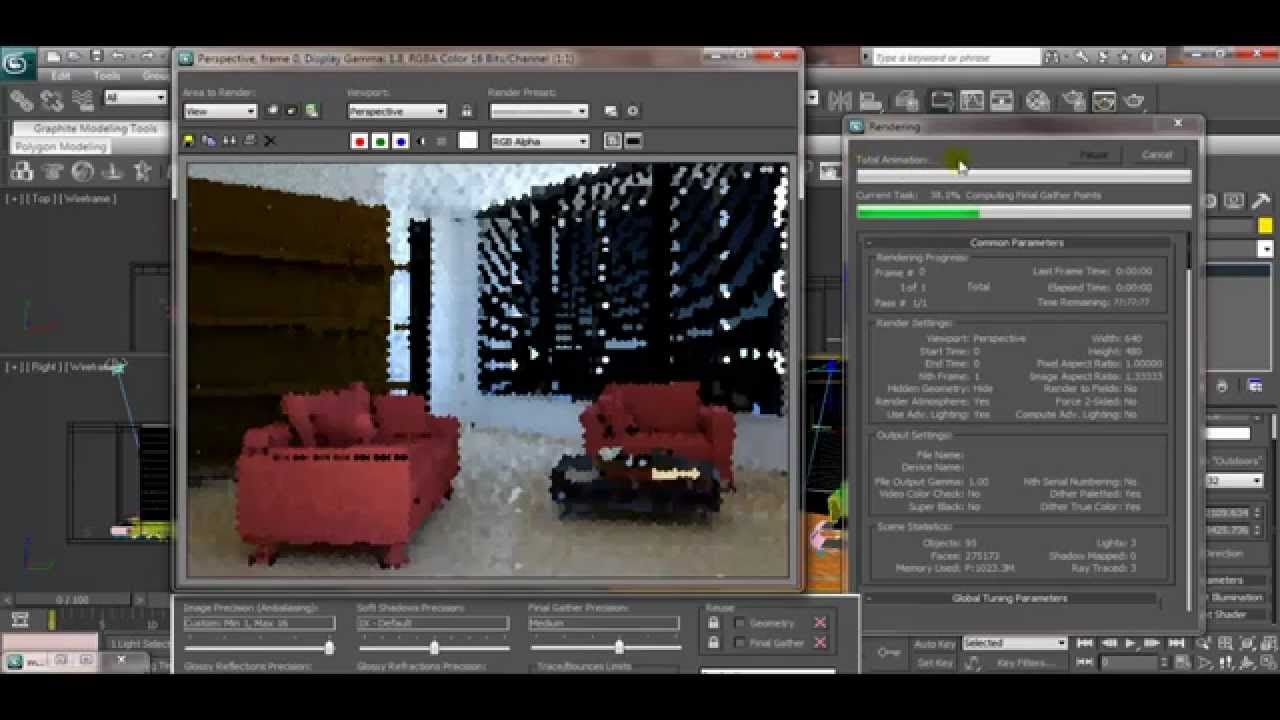 3ds Max House Modeling Tutorial Interior Lighting Using Mental Ray