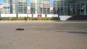 Autonomous car on an Arduino mini pro test run-2
