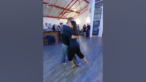 Studio T: Tango Improvisation walking in parallel/cross system #improvisation #tango