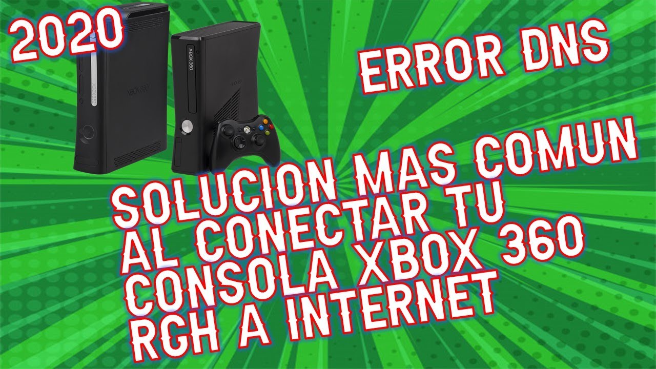 SOLUCION ERROR MAS CONECTAR TU CONSOLA XBOX 360 RGH UN SERVER INTERNET ERROR 2021 - YouTube