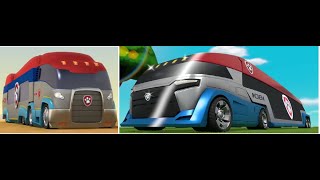 PAW Patrol: The Pups Reactions to PAW Patroller V1.0 \& V2.0.