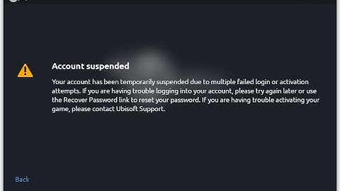 How to fix your temporarily suspended account Uplay in 1 minute