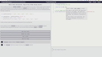 Basic Data Structures: Copy Array Items Using slice()