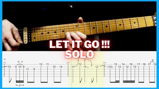 Slow tempo | let it go guitar solo lesson