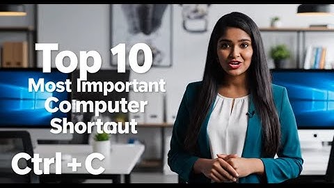 Top 10 Most Important Computer Keyboard Shortcuts | Work Faster on PC#top10 #video