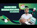 Je ralise en live un audit seo sur semrush